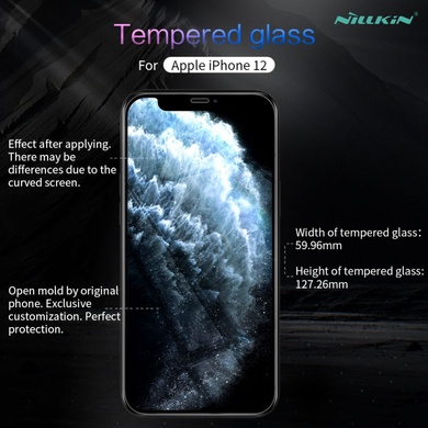 Защитное стекло Nillkin (H) для Apple iPhone 12 Pro / 12 (6.1") Прозрачный