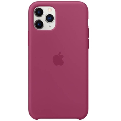 Чехол Silicone case (AAA) для Apple iPhone 11 Pro (5.8") Малиновый / Pomegranate