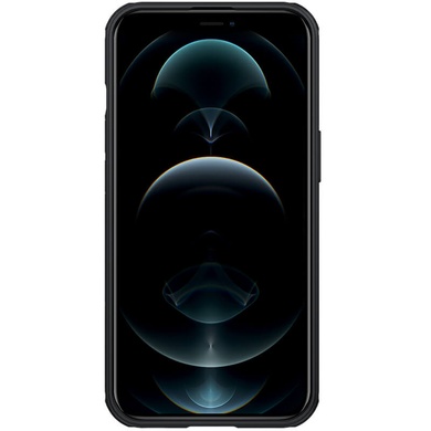 Карбонова накладка Nillkin CamShield Pro Magnetic для Apple iPhone 13 Pro Max (6.7"), Чорний