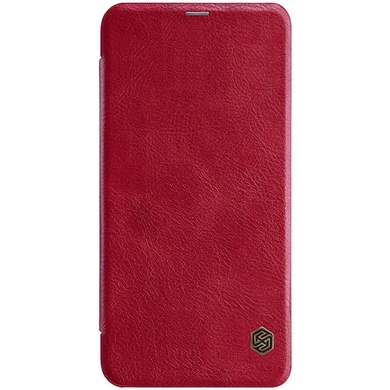 Кожаный чехол (книжка) Nillkin Qin Series для Vivo X20, Красный