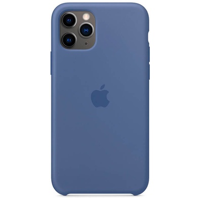 Чехол Silicone case (AAA) для Apple iPhone 11 Pro (5.8") Синий / Linen Blue