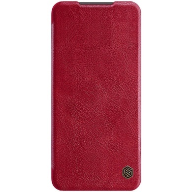 Кожаный чехол (книжка) Nillkin Qin Series для Xiaomi Redmi Note 9s / Note 9 Pro / Note 9 Pro Max Красный
