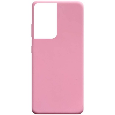 Силіконовий чохол Candy для Samsung Galaxy S21 Ultra, Розовый