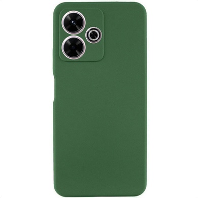 Чехол Silicone Cover Lakshmi Full Camera (AAA) для Xiaomi Redmi 13 4G / Poco M6 4G Зеленый / Cyprus Green