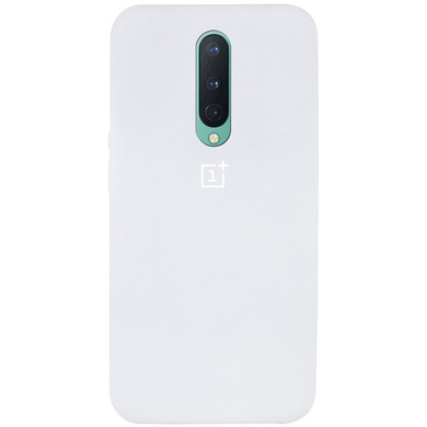 Чехол Silicone Cover Full Protective (AA) для OnePlus 8 Белый / White