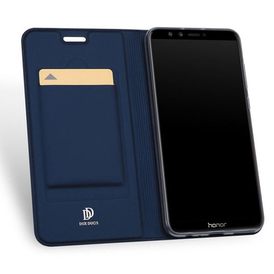 Чохол-книжка Dux Ducis з кишенею для візиток для Huawei Honor 9 Lite, Синий