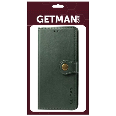 Кожаный чехол книжка GETMAN Gallant (PU) для Samsung Galaxy S24 Зеленый