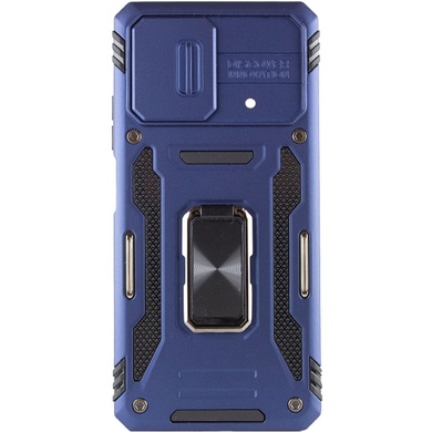 Удароміцний чохол Camshield Army Ring для Xiaomi Poco X4 Pro 5G, Синий / Navy