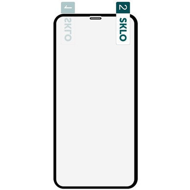 Гибкое защитное стекло SKLO Nano (тех.пак) для Apple iPhone 11 / XR (6.1"), Черный