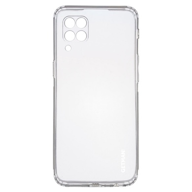 TPU чохол GETMAN Clear 1,0 mm для Samsung Galaxy A21s, Безбарвний (прозорий)