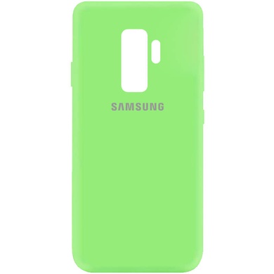 Чехол Silicone Cover My Color Full Protective (A) для Samsung Galaxy S9+ Зеленый / Green