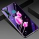 TPU+Glass чехол Fantasy с глянцевыми торцами для Huawei P30 lite Тюльпаны