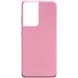 Силіконовий чохол Candy для Samsung Galaxy S21 Ultra, Розовый