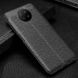 TPU чехол фактурный (с имитацией кожи) для Xiaomi Redmi Note 9 5G / Note 9T, Черный