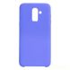 Чехол Silicone Cover without Logo (AA) для Samsung Galaxy J8 (2018), Голубой / Lilac Blue