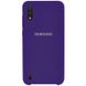 Чохол Silicone Cover (AA) для Samsung Galaxy A01, Фіолетовий / Purple