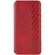 Кожаный чехол книжка GETMAN Cubic (PU) для Xiaomi Poco F5 Красный