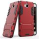 Ударопрочный чехол-подставка Transformer для Huawei Y5 (2017) с мощной защитой корпуса, Красный / Dante Red