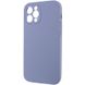 Чохол Silicone Case Full Camera Protective (AA) NO LOGO для Apple iPhone 12 Pro (6.1"), Сірий / Lavender Gray
