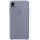 Чехол Silicone case (AAA) для Apple iPhone XR (6.1") Серый / Lavender Gray