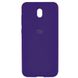 Чехол Silicone Cover Full Protective (AA) для Xiaomi Redmi 8a Фиолетовый / Purple