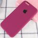 Чехол Silicone Case Full Protective (AA) для Apple iPhone 6/6s (4.7") Бордовый / Maroon