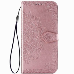Кожаный чехол (книжка) Art Case с визитницей для Oppo A52 / A72 / A92 Розовый