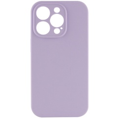 Чехол Silicone Case Full Camera Protective (AA) NO LOGO для Apple iPhone 15 Pro (6.1") Сиреневый / Lilac
