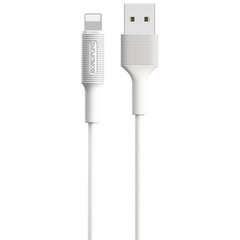Дата кабель Borofone BX1 EzSync USB to Lightning (1m), Белый