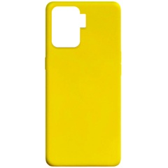 Силиконовый чехол Candy для Oppo Reno 5 Lite / A94 4G Желтый