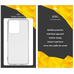 TPU чохол Epic Transparent 1,5mm для Xiaomi Poco X6 / Note 13 Pro 5G, Безбарвний (прозорий)