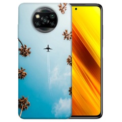 TPU чохол Summer collection Xiaomi Poco X3 NFC / Poco X3 Pro, Самолет в небе