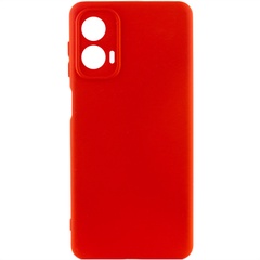 Чехол Silicone Cover Lakshmi Full Camera (A) для Motorola Moto G24 Красный / Red