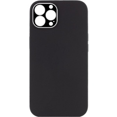 TPU чехол Glass Camera для Apple iPhone 12 Pro (6.1") Черный