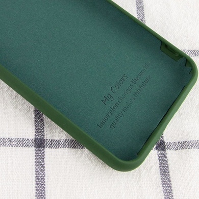 Чехол Silicone Cover My Color Full Protective (A) для Xiaomi Redmi Note 4X / Note 4 (Snapdragon) Зеленый / Dark green