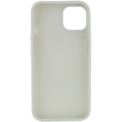 TPU чехол Bonbon Metal Style для Apple iPhone 14 (6.1") Белый / White