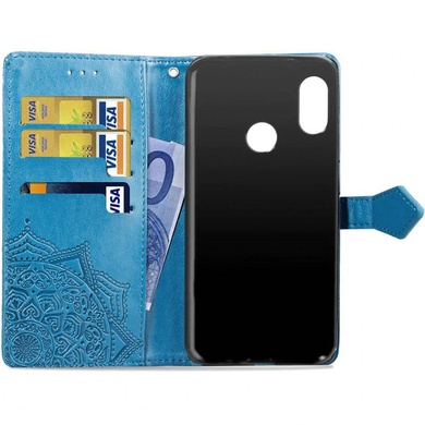 Шкіряний чохол (книжка) Art Case з візитницею для Xiaomi Redmi Note 5 Pro / Note 5 (DC), Синий