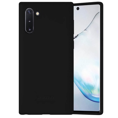 Чохол Silicone Cover Full Protective (AA) для Samsung Galaxy Note 10, Чорний / Black