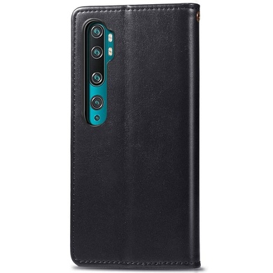 Кожаный чехол книжка GETMAN Gallant (PU) для Xiaomi Mi Note 10 / Note 10 Pro / Mi CC9 Pro Черный