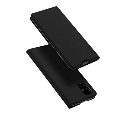 Чехол-книжка Dux Ducis с карманом для визиток для Samsung Galaxy A71 Черный