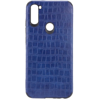 Шкіряна накладка Epic Vivi Crocodile series для Samsung Galaxy M11, Синий