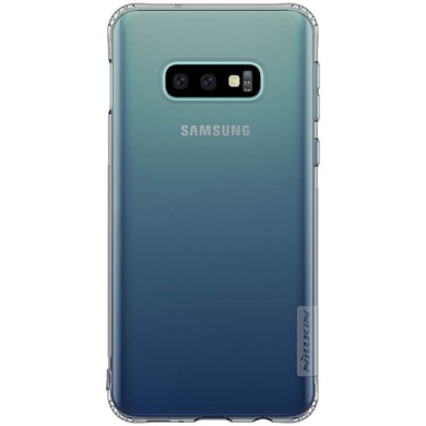 TPU чехол Nillkin Nature Series для Samsung Galaxy S10e, Серый (прозрачный)