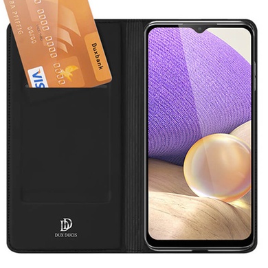 Чехол-книжка Dux Ducis с карманом для визиток для Samsung Galaxy A32 5G Черный