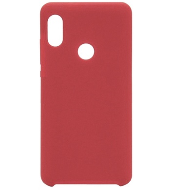 Чехол Silicone Cover without Logo (AA) для Xiaomi Mi 6X / Mi A2 Красный / Red Wine