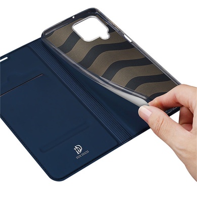 Чехол-книжка Dux Ducis с карманом для визиток для Samsung Galaxy A22 4G / M32 Синий