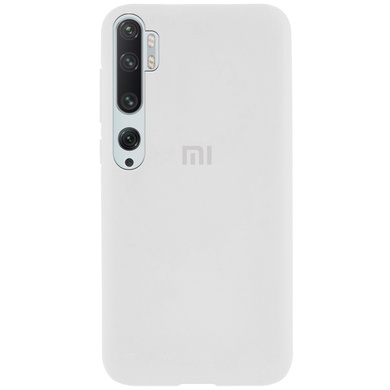 Чохол Silicone Cover Full Protective (AA) для Xiaomi Mi Note 10 / Note 10 Pro / Mi CC9 Pro, Білий / White