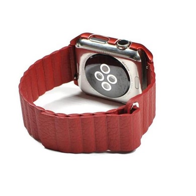 Ремешок Leather Loop Design для Apple watch 38mm/40mm, Красный