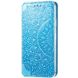Кожаный чехол книжка GETMAN Mandala (PU) для Samsung Galaxy S20 FE Синий
