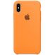 Чехол Silicone Case (AA) для Apple iPhone X (5.8") / XS (5.8") Оранжевый / Papaya