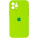 Чехол Silicone Case Full Camera Protective (AA) для Apple iPhone 12 Pro (6.1") Салатовый / Neon green